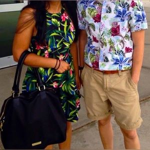 Hollister Tropical Halter Dress Size Small